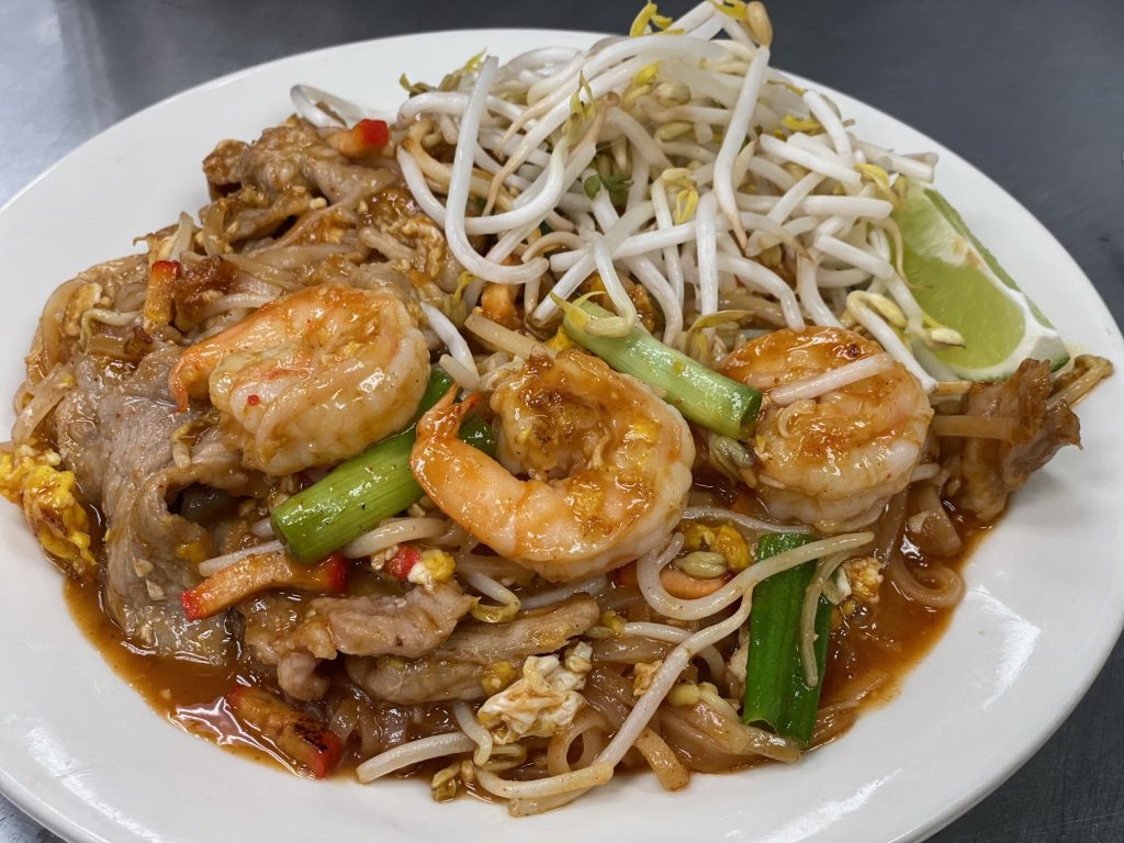 Pad Thai Shrimp and Beef